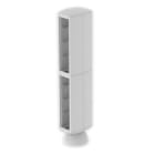 UNEX - 50 Standsäule 16 Instal.-geräte grau RAL7035 80 U24X