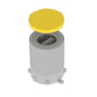 UNEX - 52 Boden-Dose grau U24X
