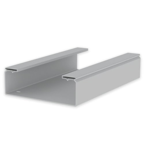 UNEX - 66 Kabelrinne ungelocht grau RAL7035 100x300 U23X