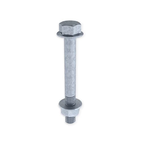 UNEX - 66 Schraube DIN 6921 mit Muttern M8X70 Verzinkung Klasse 6
