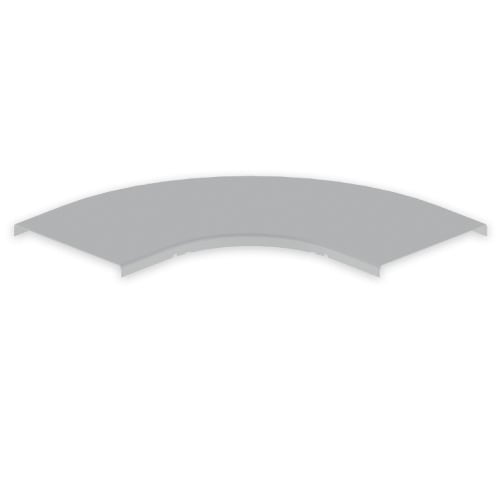 UNEX - 66 Abdeckung Bogen 90° halogenfrei grau RAL7038 200 U48X