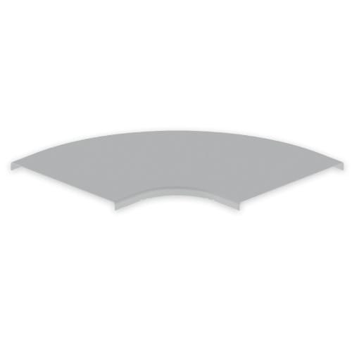 UNEX - 66 Abdeckung Bogen 90° halogenfrei grau RAL7038 400 U48X