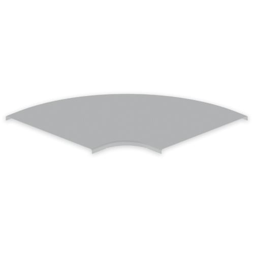UNEX - 66 Abdeckung Bogen 90° halogenfrei grau RAL7038 600 U48X