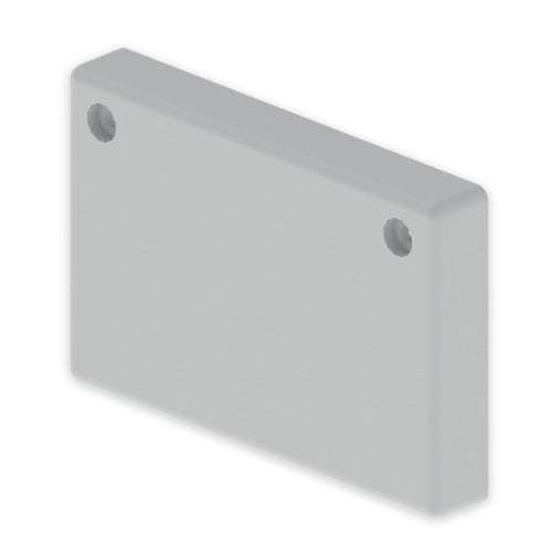 UNEX - 66 Endstück halogenfrei grau RAL7038 60x100 U48X
