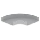 UNEX - 66 Flachbogen 90° halogenfrei grau RAL7038 100x400 U48X
