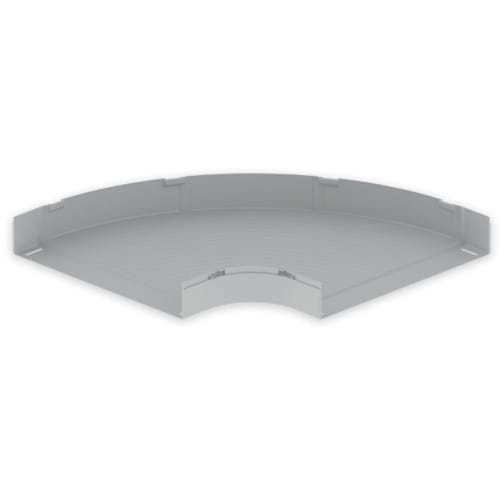 UNEX - 66 Flachbogen 90° halogenfrei grau RAL7038 100x600 U48X