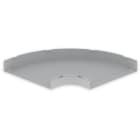 UNEX - 66 Flachbogen 90° halogenfrei grau RAL7038 100x600 U48X