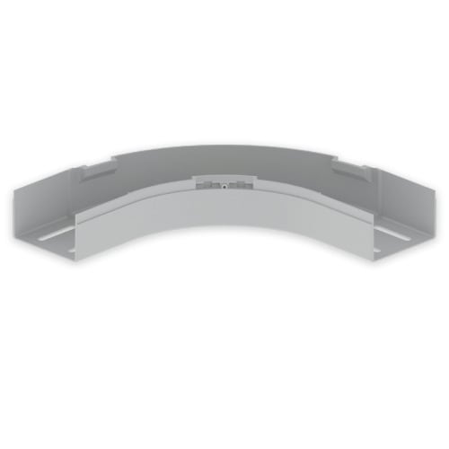 UNEX - 66 Flachbogen 90° halogenfrei grau RAL7038 60x100 U48X