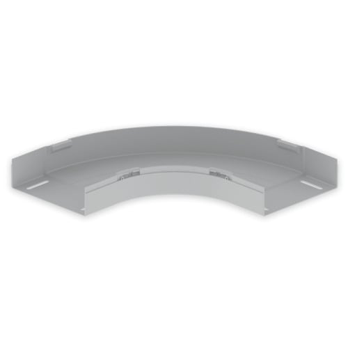 UNEX - 66 Flachbogen 90° halogenfrei grau RAL7038 60x200 U48X