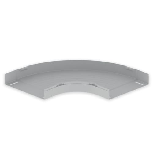 UNEX - 66 Flachbogen 90° halogenfrei grau RAL7038 60x300 U48X