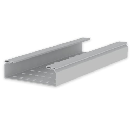 UNEX - 66 Kabelrinne gelocht halogenfrei grau RAL7038 60x200 U48X