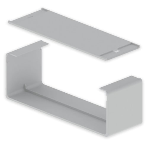 UNEX - 66 Stoßstellenabdeckung halogenfrei grau RAL7038 60x200 U48X