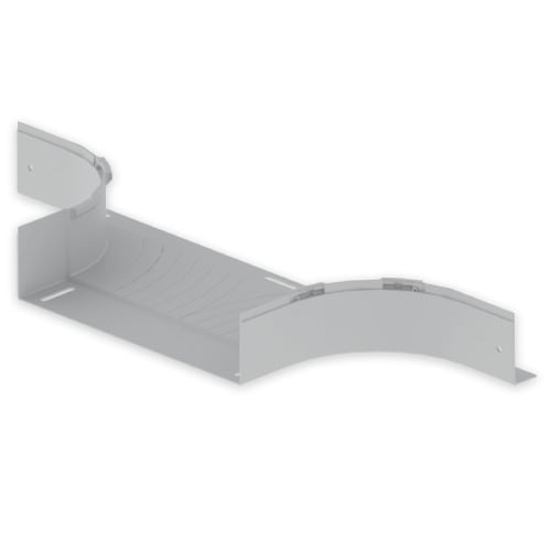 UNEX - 66 T-Abzweiger halogenfrei grau RAL7038 100x400 U48X