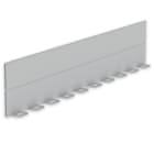 UNEX - 66 Trennwand halogenfrei grau RAL7038 100 U48X