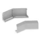 UNEX - 66 Winkelverbinder horizontal halogenfrei grau RAL7038 60 U48X