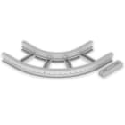 UNEX - 67 Flachbogen 90° grau RAL7035 85x300 R300 U23X