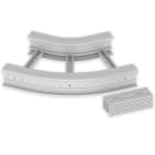 UNEX - 67 Flachbogen 45° halogenfrei grau RAL7035 135x500 R300 U48X