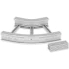 UNEX - 67 Flachbogen 45° halogenfrei grau RAL7035 135x600 R300 U48X