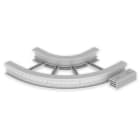 UNEX - 67 Flachbogen 90° halogenfrei grau RAL7035 135x500 R300 U48X