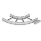 UNEX - 67 Flachbogen 90° halogenfrei grau RAL7035 85x400 R300 U48X