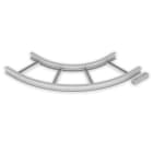 UNEX - 67 Flachbogen 90° halogenfrei grau RAL7035 85x500 R600 U48X