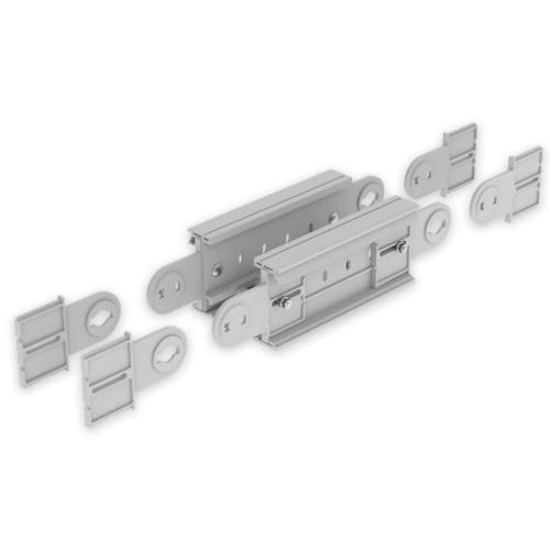 UNEX - 67 Gelenkbogen vertikal halogenfrei grau RAL7035 135x200 U48X