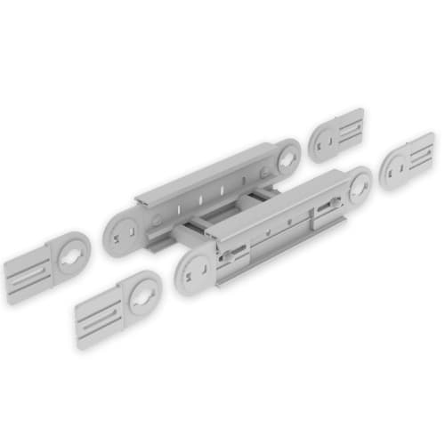 UNEX - 67 Gelenkbogen vertikal halogenfrei grau RAL7035 85x200 U48X