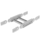 UNEX - 67 Gelenkbogen vertikal halogenfrei grau RAL7035 85x400 U48X