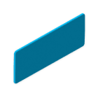 UNEX - 67 Kennzeichnungsschild blau RAL5012 40x100 U48X