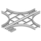 UNEX - 67 Kreuzung halogenfrei grau RAL7035 85x200 R600 U48X