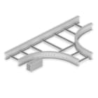 UNEX - 67 T-Abzweiger halogenfrei grau RAL7035 135x400 R600 U48X