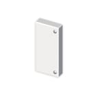 UNEX - 73 Endstück weiß RAL9010 30x40 U24X