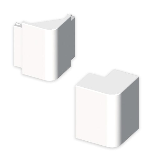 UNEX - 73 Außeneck halogenfrei weiß RAL9010 60x110 U42X