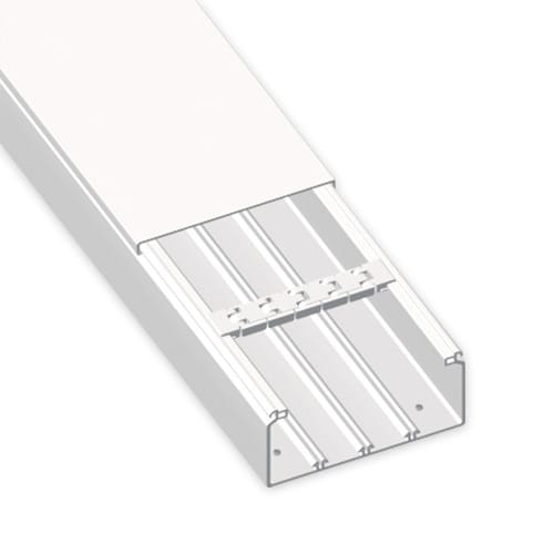 UNEX - 73 Installationskanal halogenfrei weiß RAL9010 60x150 U43X