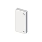 UNEX - 78 Endstück weiß RAL9010 16x16 U24X