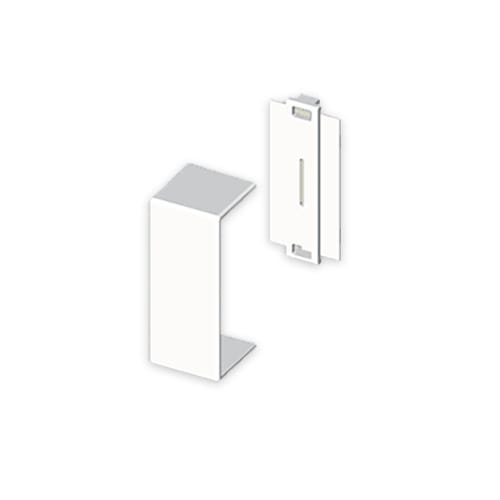 UNEX - 78 Stoßstellenabdeckung halogenfrei weiß RAL9010 10x22 U42X