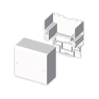 UNEX - 78 Verbindungs- u. Abzweigdose halogenfrei weiß RAL9010 85x83 U42X