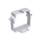 UNEX - 88 Drahthalteklammer halogenfrei grau RAL7035 60x60 U43X