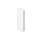 UNEX - 93 Endstück weiß RAL9010 70x130 U24X