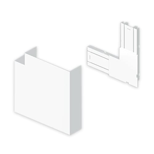 UNEX - 93 Flachwinkel weiß RAL9010 70x130 U24X