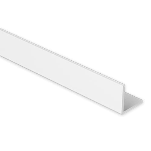 UNEX - 93 Wandleiste weiß RAL9010 20x20 U23X