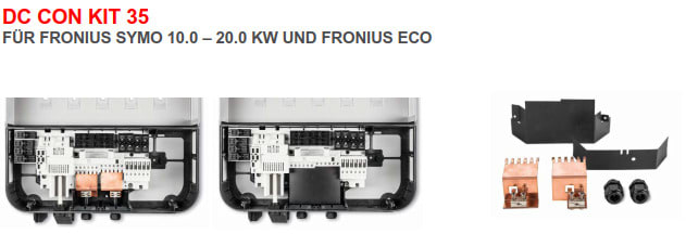 FRONIUS - DC CON KIT 35mm² f Fronius Symo 10.0-20.0KW + Fronius ECO