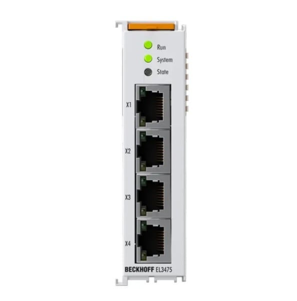 BECKHOFF - EtherCAT-Klemme, 12-Kanal, 4-Port, Multifunktion, 333 mV
