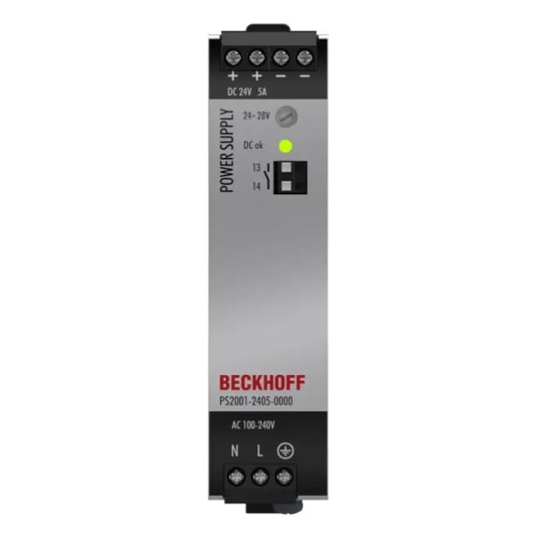 BECKHOFF - PS2000 24V DC Stromversorgung 5 A Input AC/DC