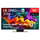 LG - VG! QNED MiniLEDTV Evo 139cm UHD 144Hz T2CS Alpha8Gen3 SmartTV 300x300 E