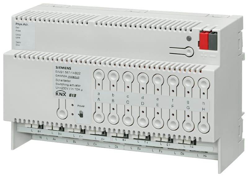 SIEMENS - N 567/22 Schaltaktor 16x AC230V 10A