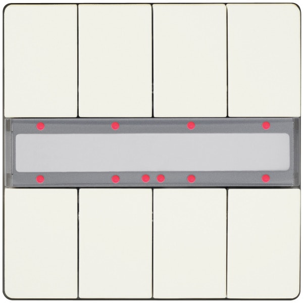 SIEMENS - UP 287/4 Taster 4-fach mit Status-LED neut Szenenbaust. RaumtemperaturF
