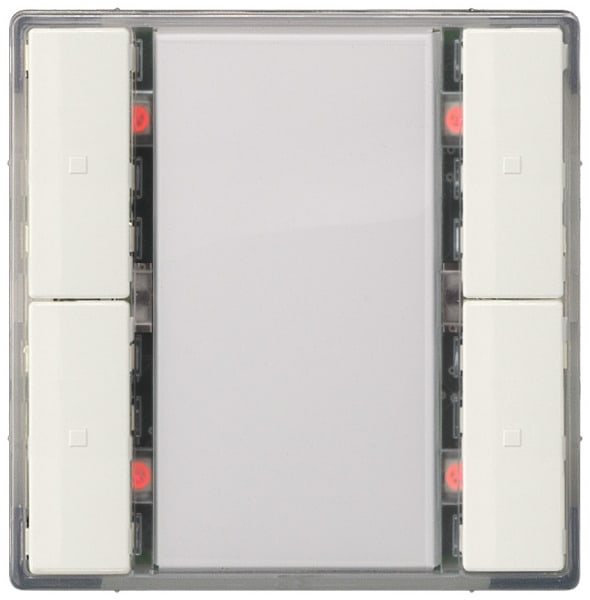 SIEMENS - UP 221/2 Taster 1-fach ohne Status-LED neut DELTA i-system titanweiß