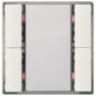 SIEMENS - UP 221/2 Taster 1-fach ohne Status-LED neut DELTA i-system titanweiß