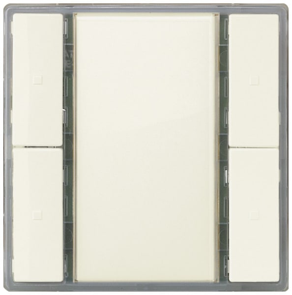 SIEMENS - UP 222/2 Taster 2-fach ohne Status-LED neut DELTA i-system titanweiß